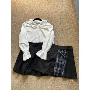 Romwe Blouse and skirts bundle Size M